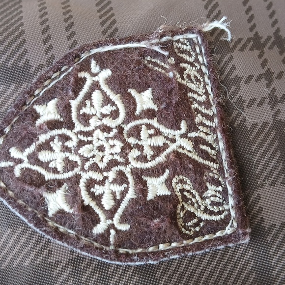 Columbia Brown Plaid Puffer Jacket 60% Down 40%feather Sz M - Picture 7 of 11